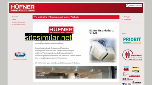 huefner-brandschutz.de alternative sites