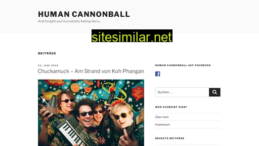 humancannonball.de alternative sites