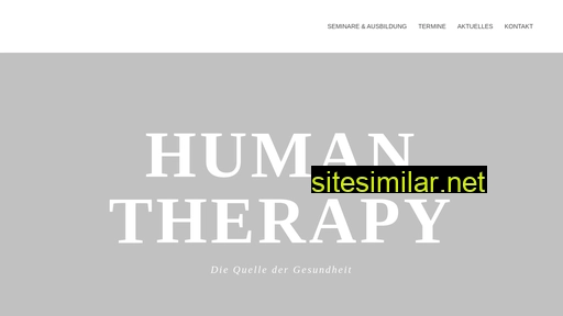 humantherapy.de alternative sites