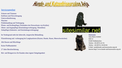 hunde-und-katzensalon-anja.de alternative sites