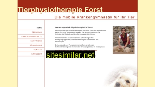 hundephysiotherapie-forst.de alternative sites