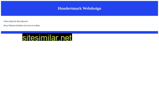 hundertmark-webdesign.de alternative sites