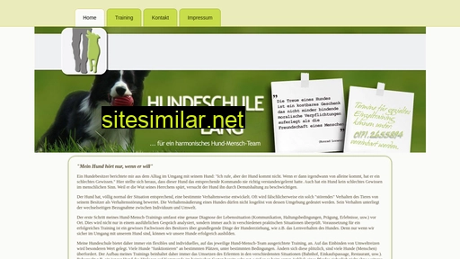 hundeschule-lang.de alternative sites