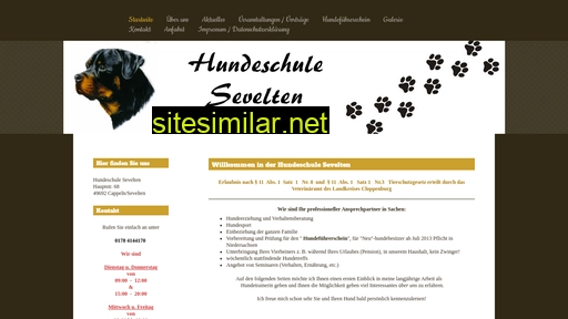 hundeschule-sevelten.de alternative sites