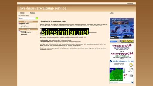 hvs-hausverwaltung-service.de alternative sites