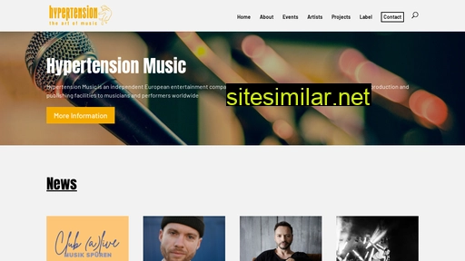 Hypertension-music similar sites