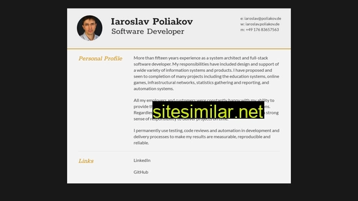iaroslav.poliakov.de alternative sites