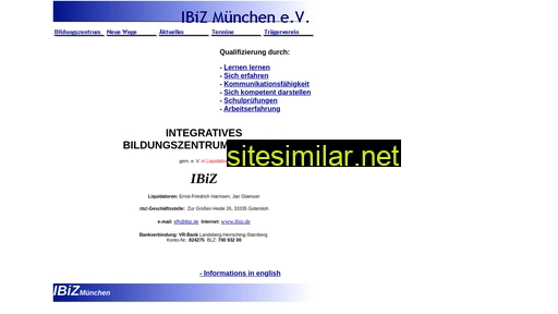 ibiz.de alternative sites