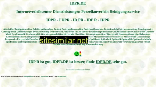 idpr.de alternative sites