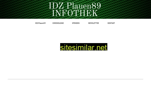 Idz-plauen89 similar sites