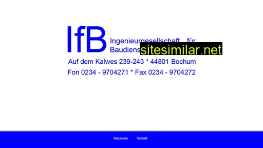 ifb-mbh.de alternative sites