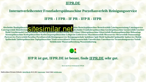 ifpr.de alternative sites