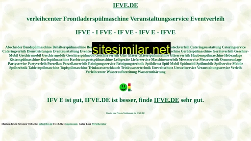 ifve.de alternative sites