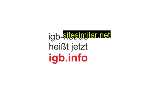 igb-net.de alternative sites