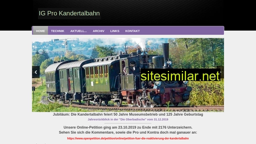 igkandertalbahn.de alternative sites