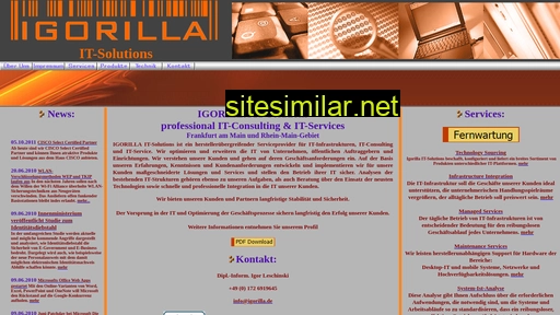 Igorilla-it-solutions similar sites