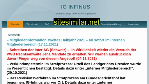 ig-infinus.de alternative sites
