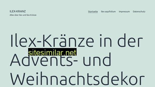 ilex-kranz.de alternative sites