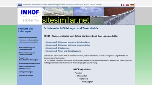 imhof-tanktechnik.de alternative sites