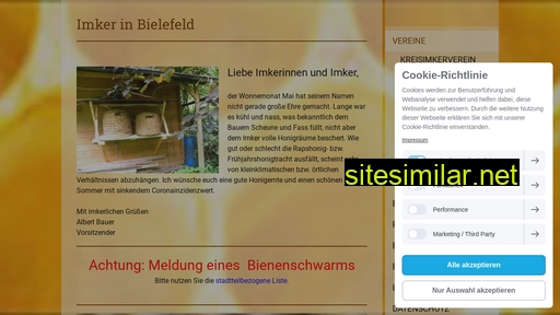 imker-bielefeld.de alternative sites