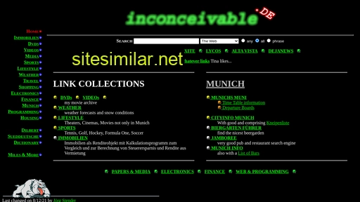 Inconceivable similar sites