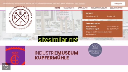 industriemuseum-kupfermuehle.de alternative sites