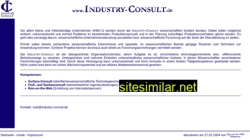 industry-consult.de alternative sites