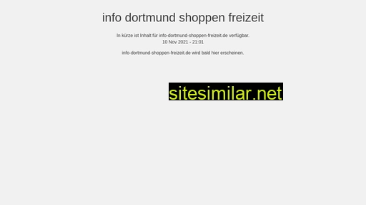 Info-dortmund-shoppen-freizeit similar sites