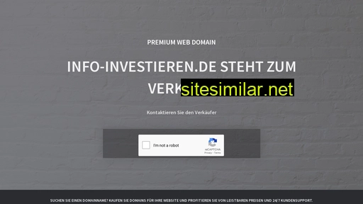 Info-investieren similar sites