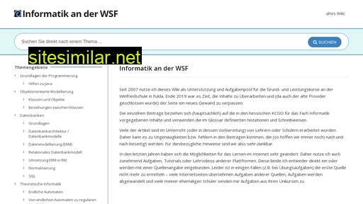 Info-wsf similar sites