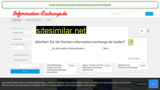 Information-exchange similar sites