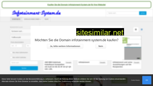 Infotainment-system similar sites
