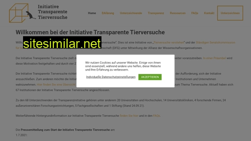 initiative-transparente-tierversuche.de alternative sites