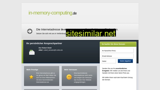 in-memory-computing.de alternative sites