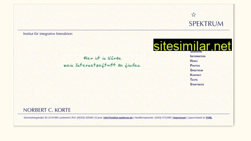Institut-spektrum similar sites