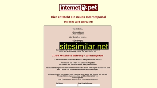 internetpet.de alternative sites