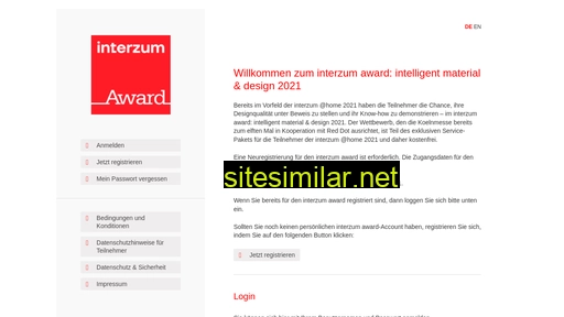 interzum-award.de alternative sites