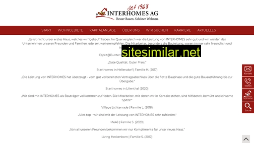 interhomes.de alternative sites