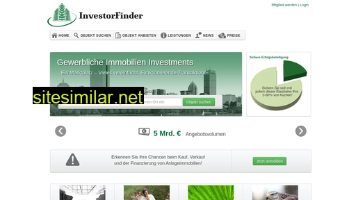 Investorfinder similar sites