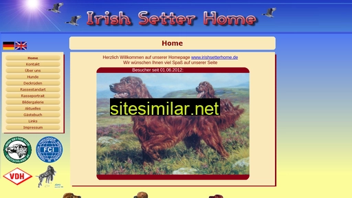 Irishsetterhome similar sites