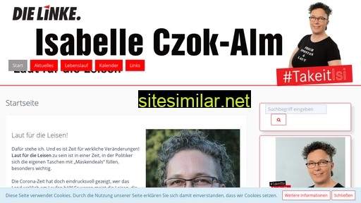 isabelle-czok-alm.de alternative sites