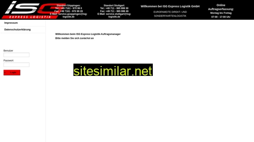 isg-logistik-portal.de alternative sites