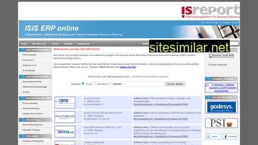 isis-erp.de alternative sites