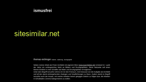 ismusfrei.de alternative sites