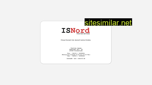 isnord.de alternative sites