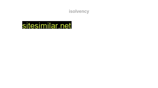 isolvency.de alternative sites