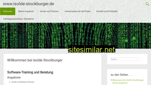 isolde-stockburger.de alternative sites