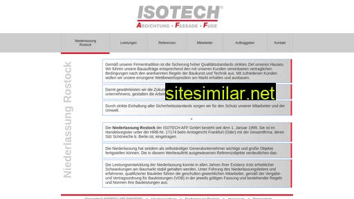 isotech-aff-rostock.de alternative sites