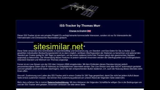 iss-tracker.de alternative sites