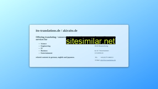 ito-translations.de alternative sites